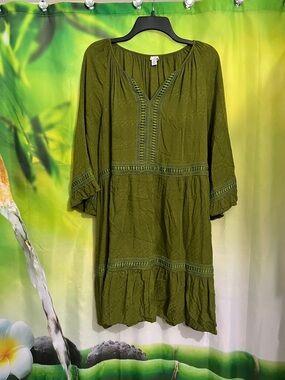 Olive Green Women's Dress